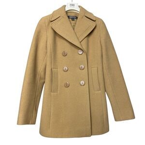 Kenneth Cole Reaction beige coat size 4